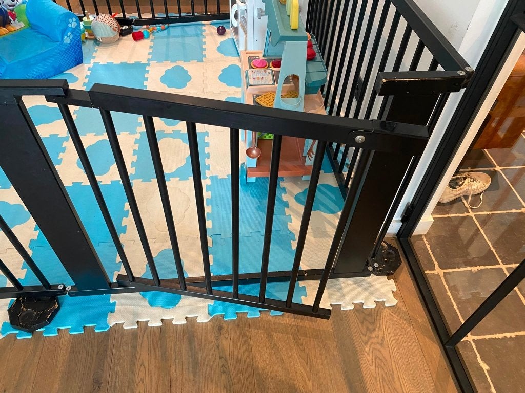 groot zwart kinderpark, Kinderen en Baby's, Babyparken, Ophalen, Gebruikt, Vierkant