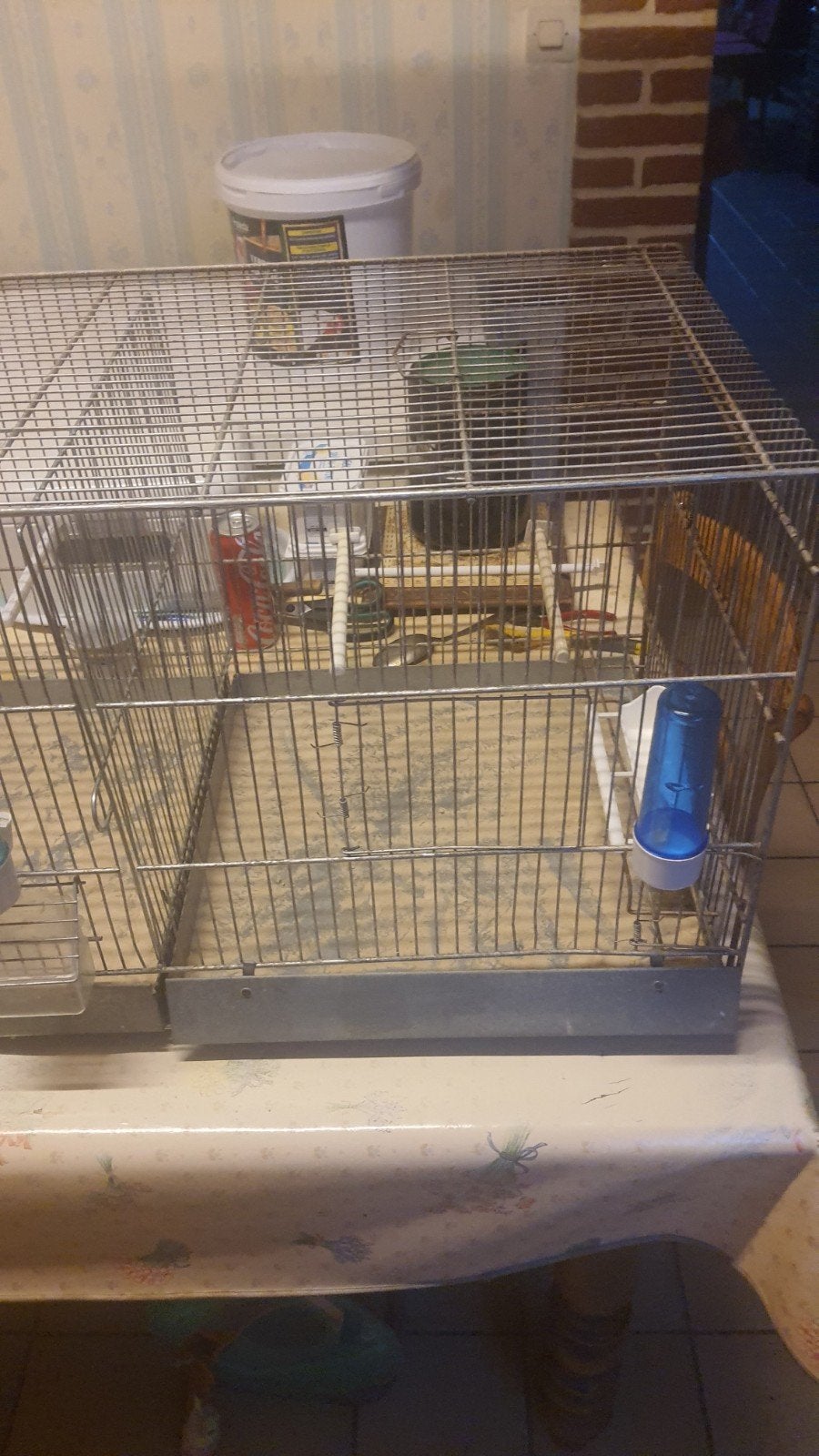 cage elevage, Ophalen