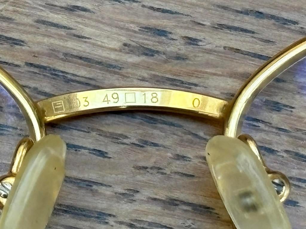 Lunettes de luxe Henry Julien en plaqué 18 carats, Enlèvement ou Envoi, Lunettes