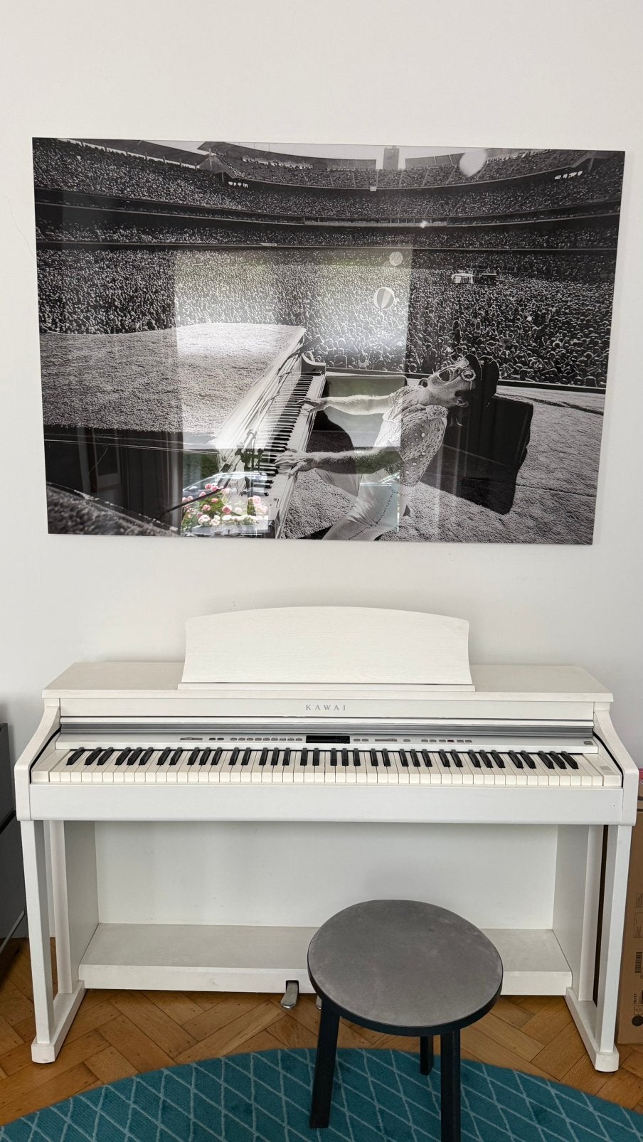 Piano Kawai CN33, Muziek en Instrumenten, Ophalen, Wit, Digitaal, Zo goed als nieuw