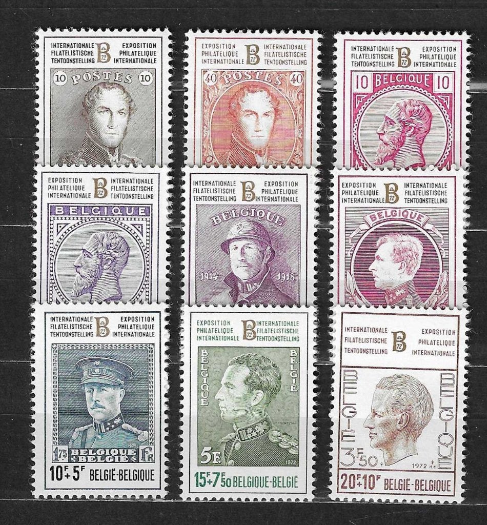 België OPC 1627-35 Belgica 72 Belgische Koningen **, Staatshoofden, Ophalen of Verzenden, Postfris, Postfris