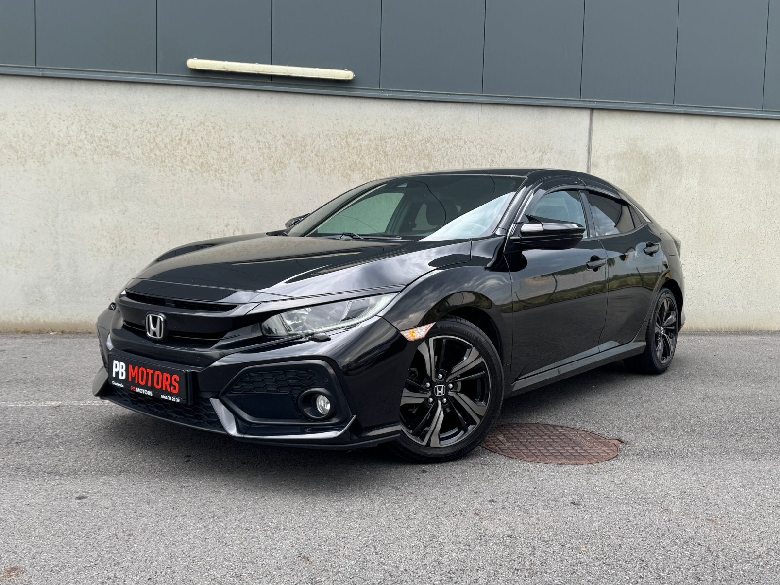 Honda civic 5DR - AUTOMAAT- 75.000 km - benzine - garantie, Auto's, Honda, Zwart, Bedrijf, 5 zetels, 1000 cc