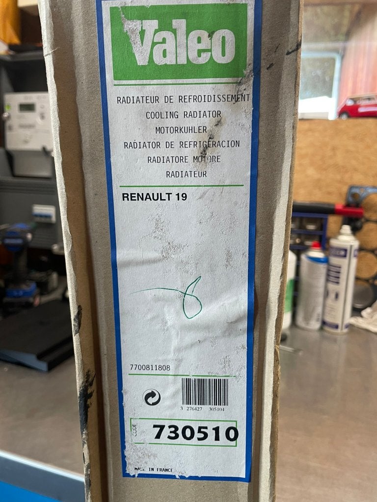 radiateur renault 19, Enlèvement ou Envoi, Neuf, Renault