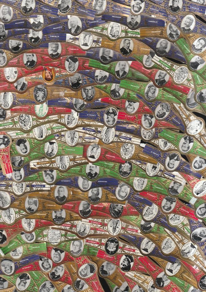 lot de 500 très anciens bracelets à cigares de R, Janssens, Collections, Enlèvement ou Envoi, Utilisé, Bagues de cigare