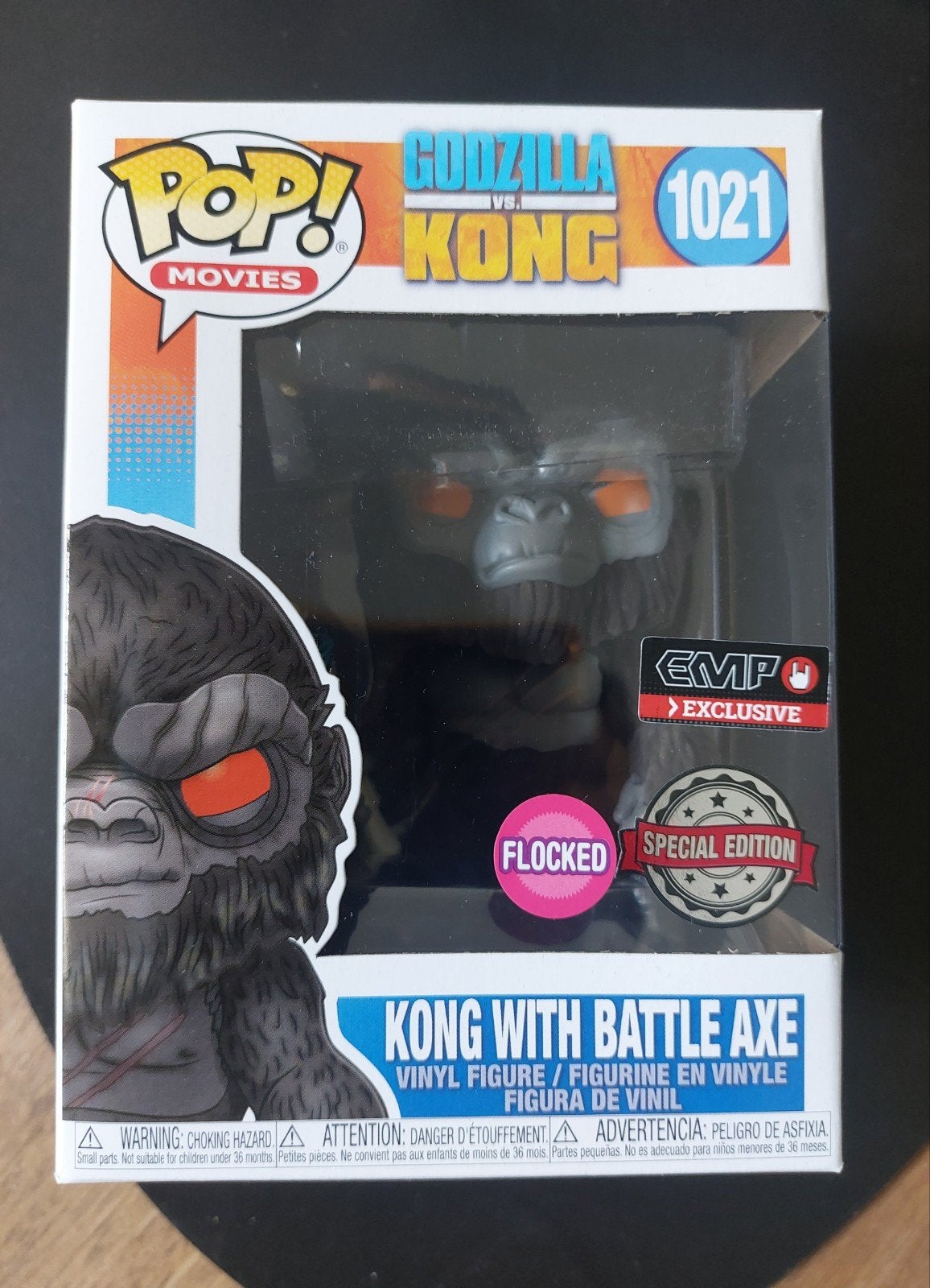 Kong Battle Axe Flocked Special Edition Funko, Verzamelen, Ophalen, Zo goed als nieuw