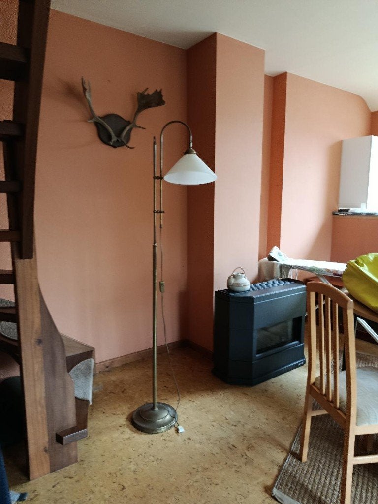 Landelijke staanlamp 30€, Ophalen, Gebruikt, Landelijk en rustiek, Glas