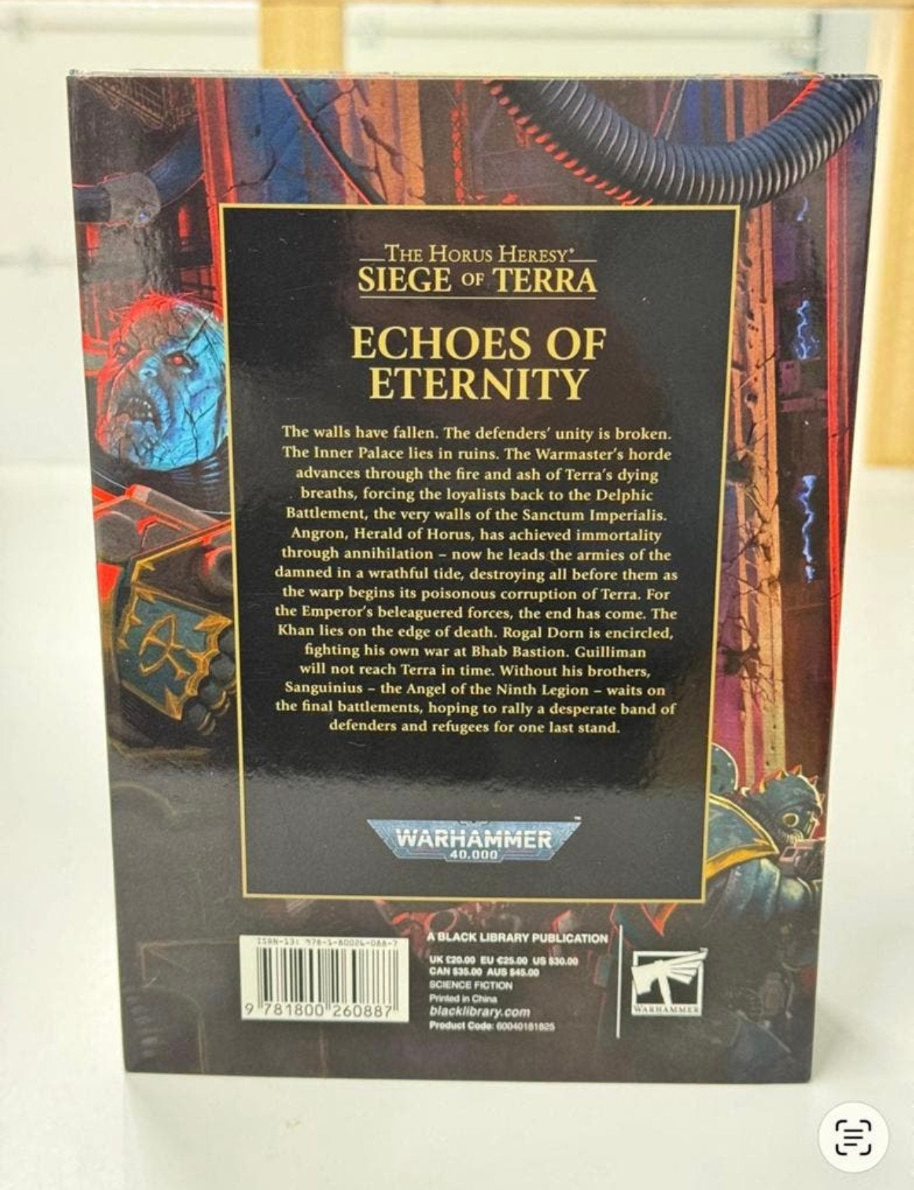 Echoes Of Eternity Horus Heresy Warhammer 40K HARDCOVER Vol7, Hobby en Vrije tijd, Ophalen of Verzenden, Nieuw, Warhammer 40000