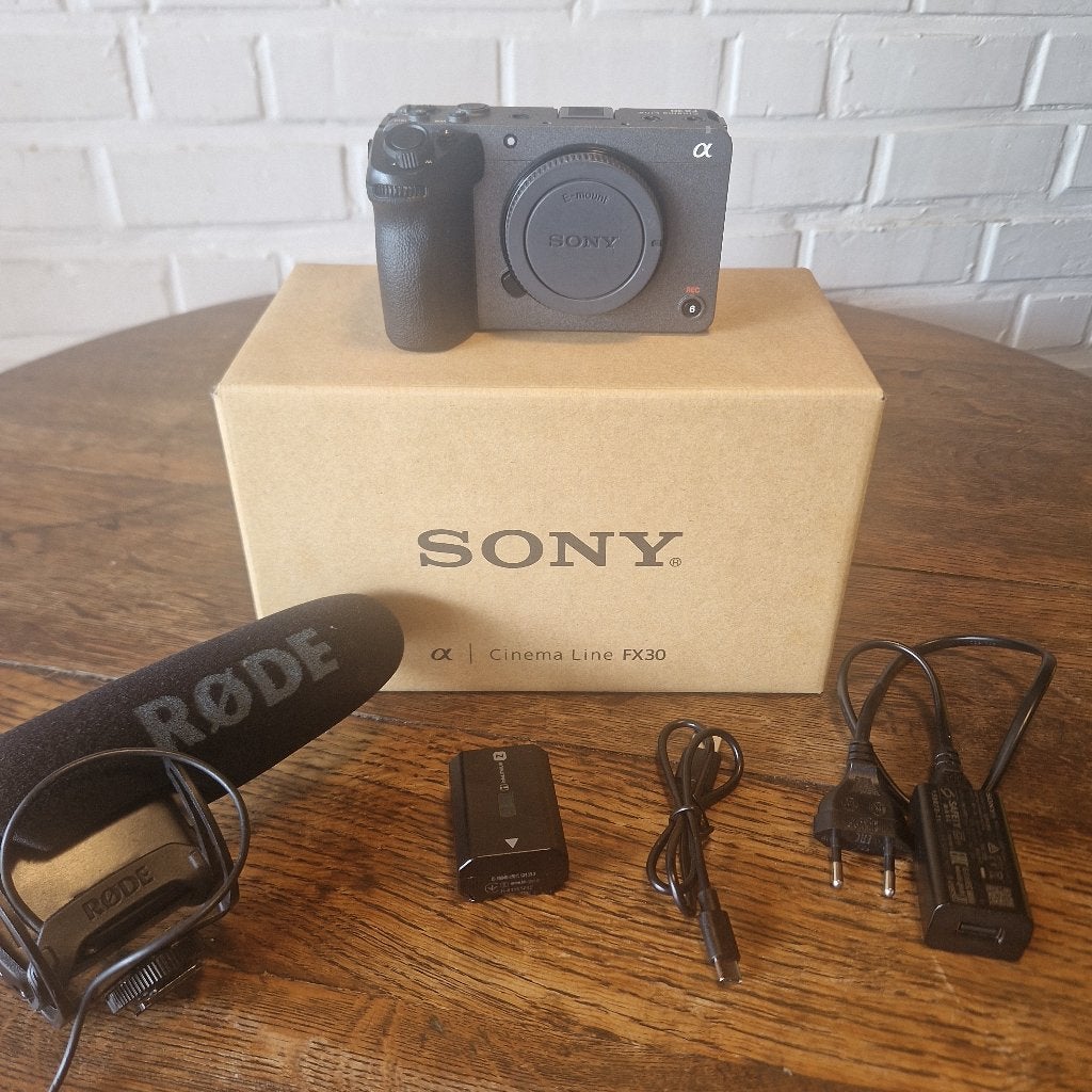 Sony FX30+ rode microfoon, Ophalen, Zo goed als nieuw