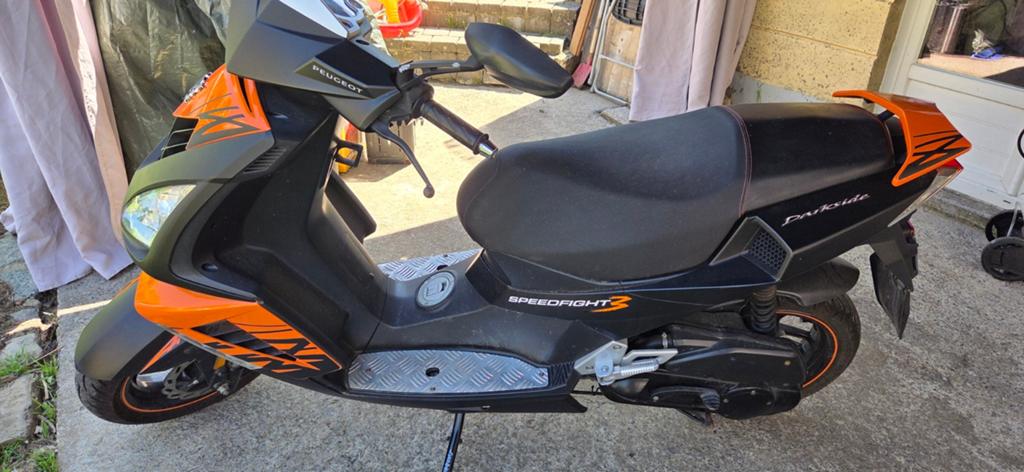 Scooter Peugeot speedfight 3 50cc B, Vélos & Vélomoteurs, Classe B (45 km/h), Utilisé, Deux-temps, Speedfight
