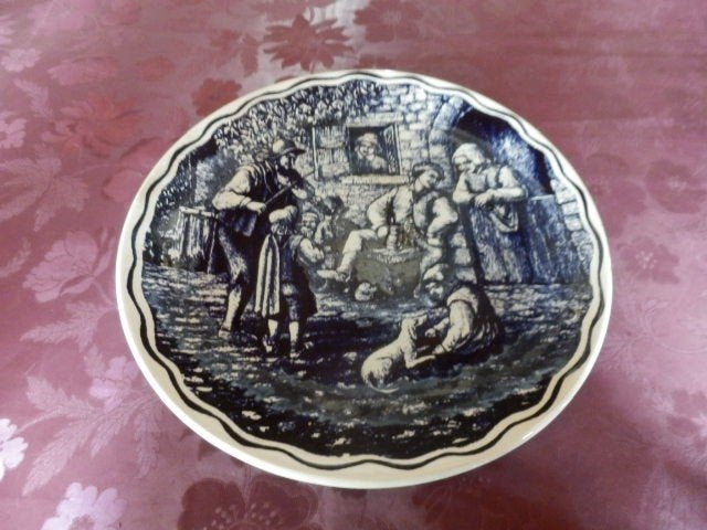 (13)- assiette bosh, Vintage, Decoratieobject, Steen/keramiek, Ophalen of Verzenden