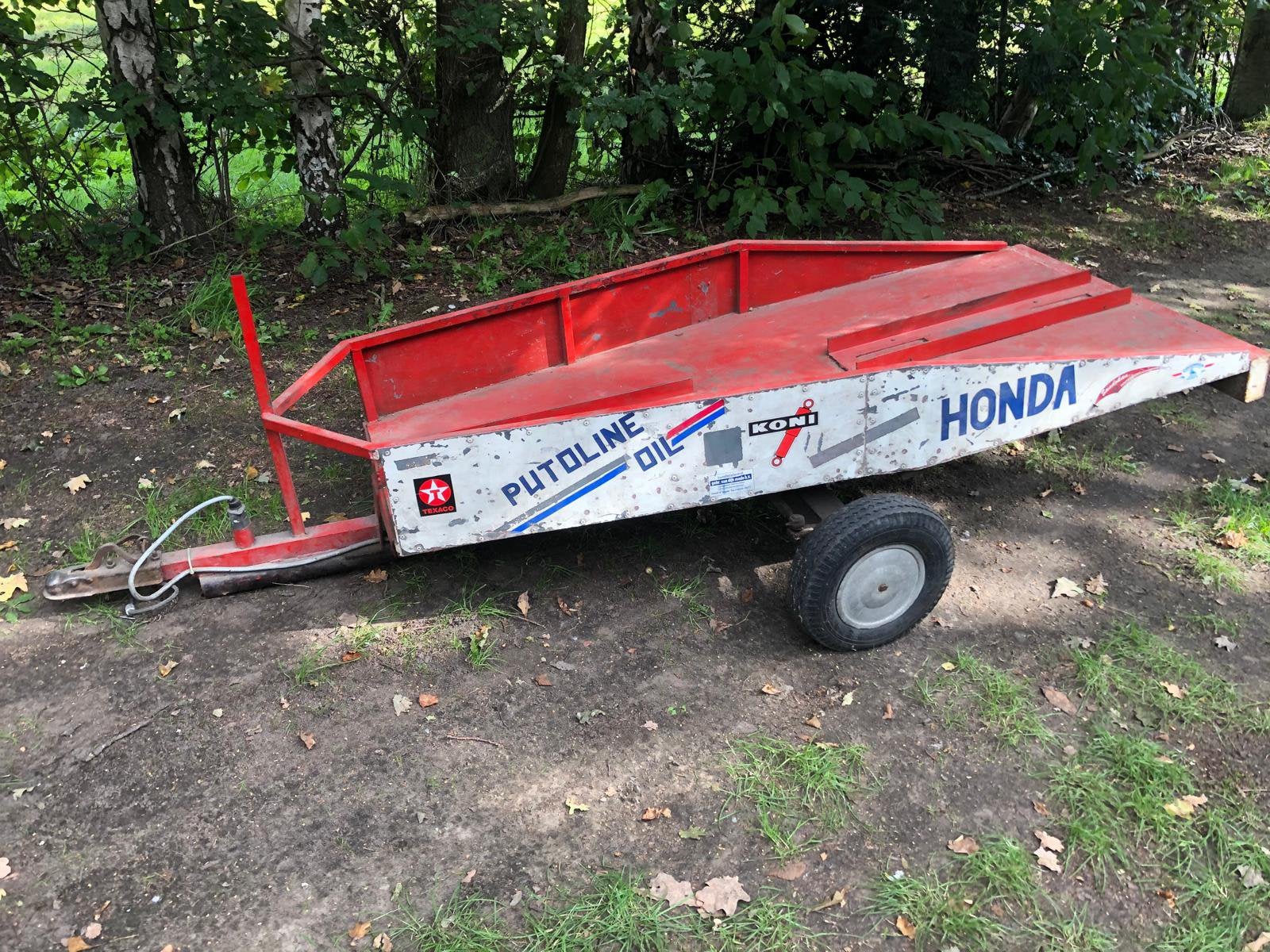 Aanhanger voor motor, Auto diversen, Ophalen, Gebruikt