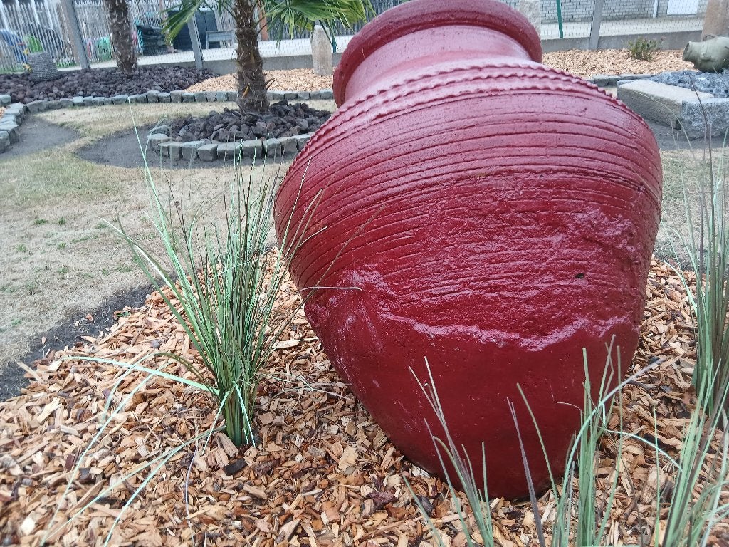terracotta tuinvaas & terracotta vaas & terracotta kruik, Tuin en Terras, Ophalen, 40 cm of meer, Rond, Zo goed als nieuw