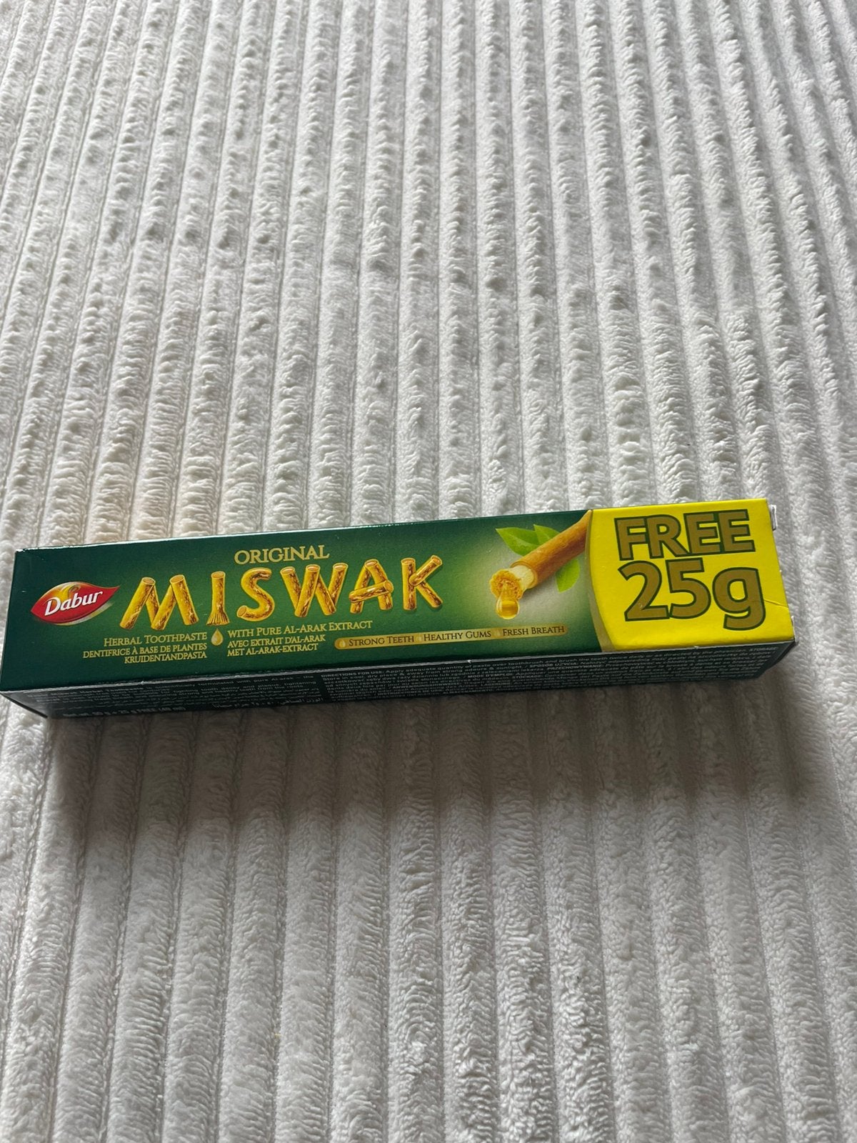 Dabur Miswak nieuw verpakt, Ophalen of Verzenden, Nieuw, Tandpasta