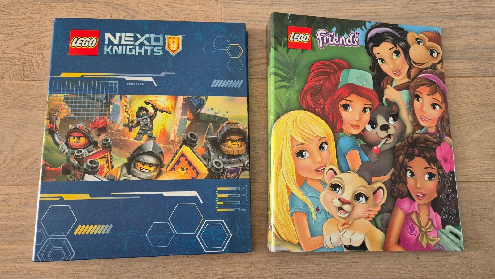 Ringmap Lego Nexo Knights en Lego Friends, Lego, Overige typen, Friends, Ophalen of Verzenden