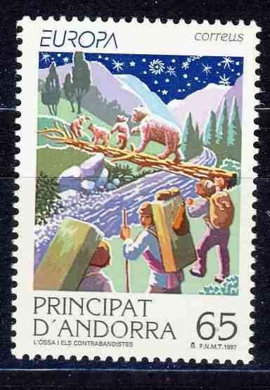 Andorra (SP) 1997 - CEPT nr 253 **, Ophalen of Verzenden, Overige landen, Postfris