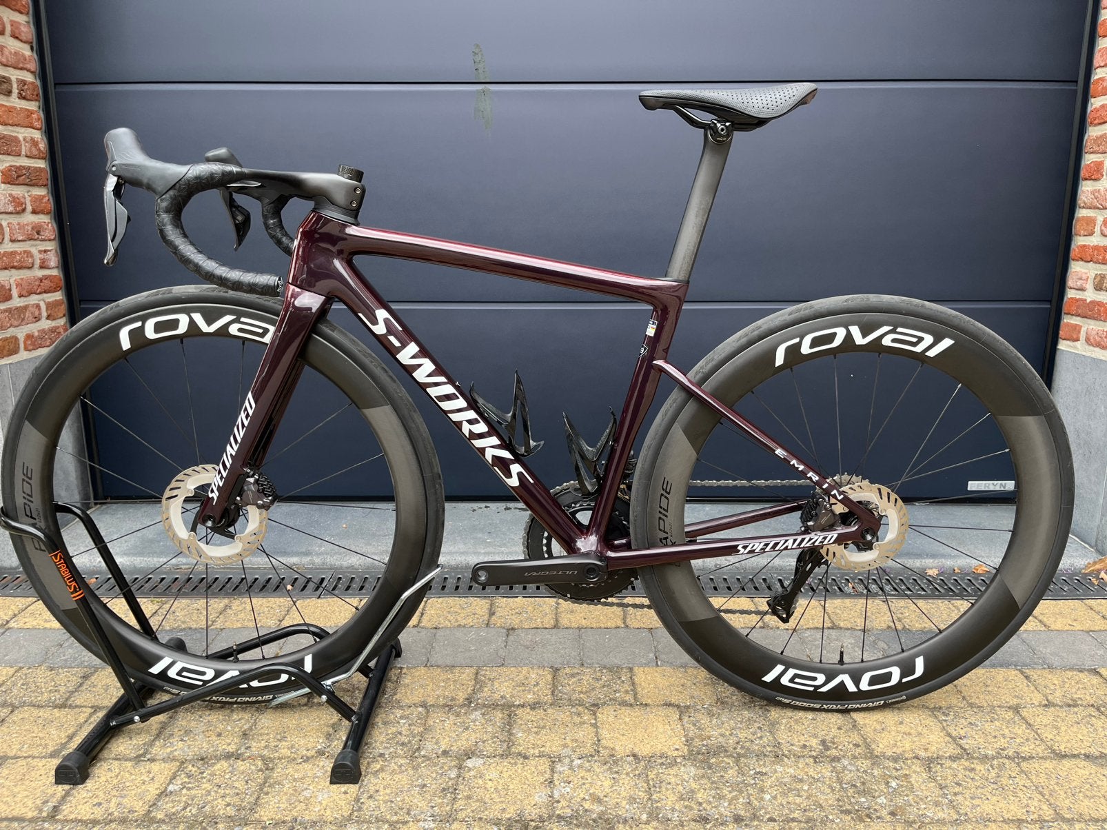 S-works tarmac sl8 maat 49 frameset + cockpit, Ophalen of Verzenden, Zo goed als nieuw