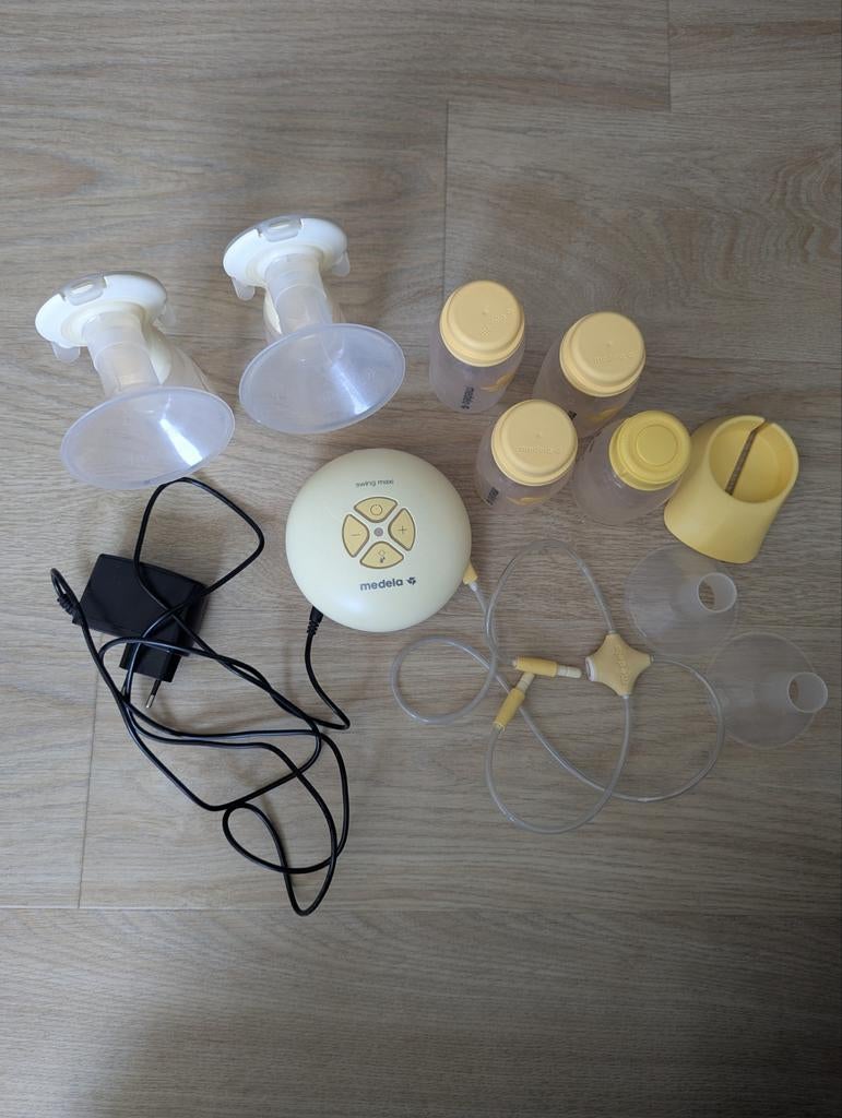 Medela swing maxi borstkolf met toebehoren, Ophalen, Borstkolf