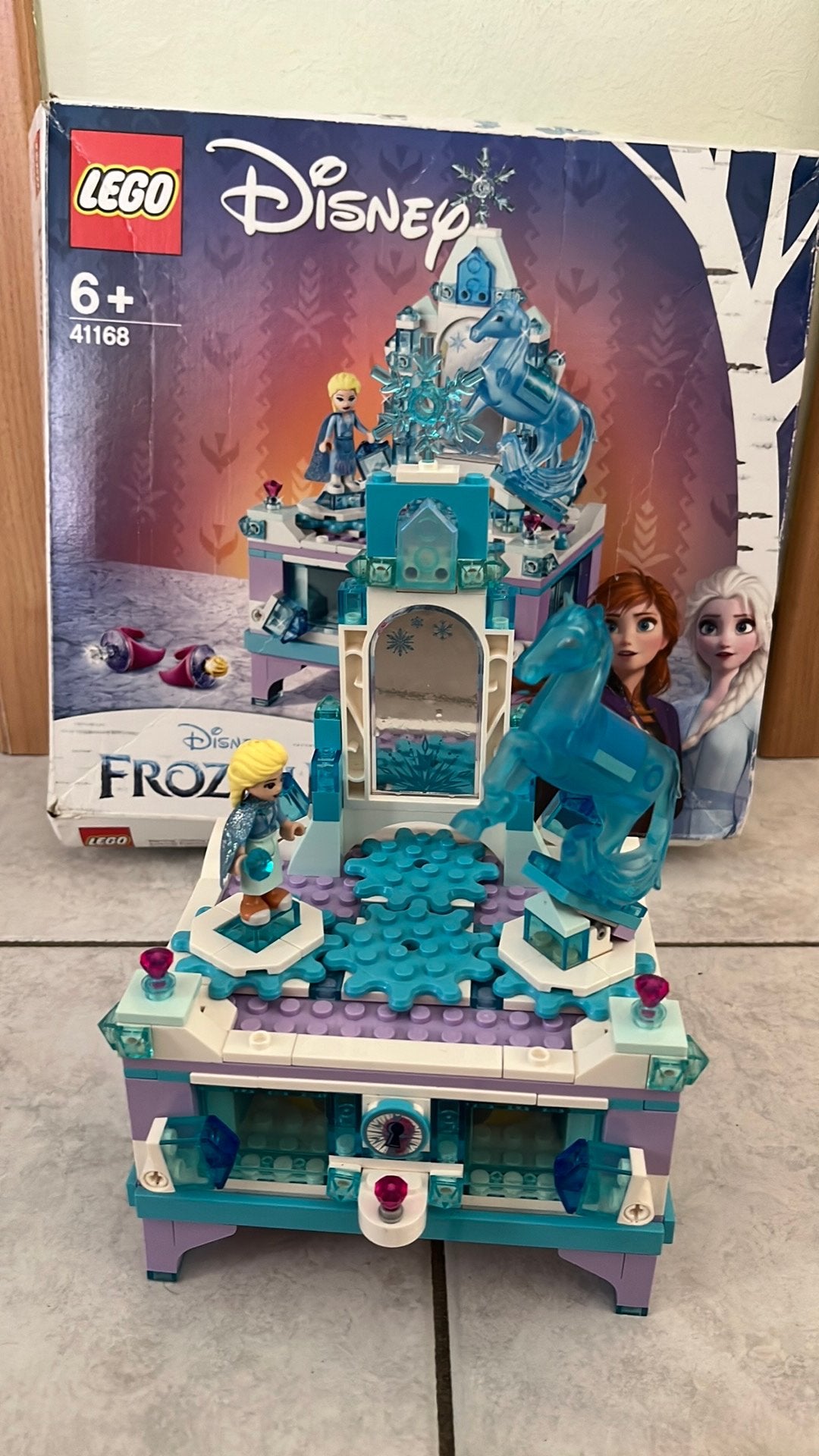 Lego frozen juwelendoos 41168, Gebruikt, Lego, Ophalen of Verzenden, Disney