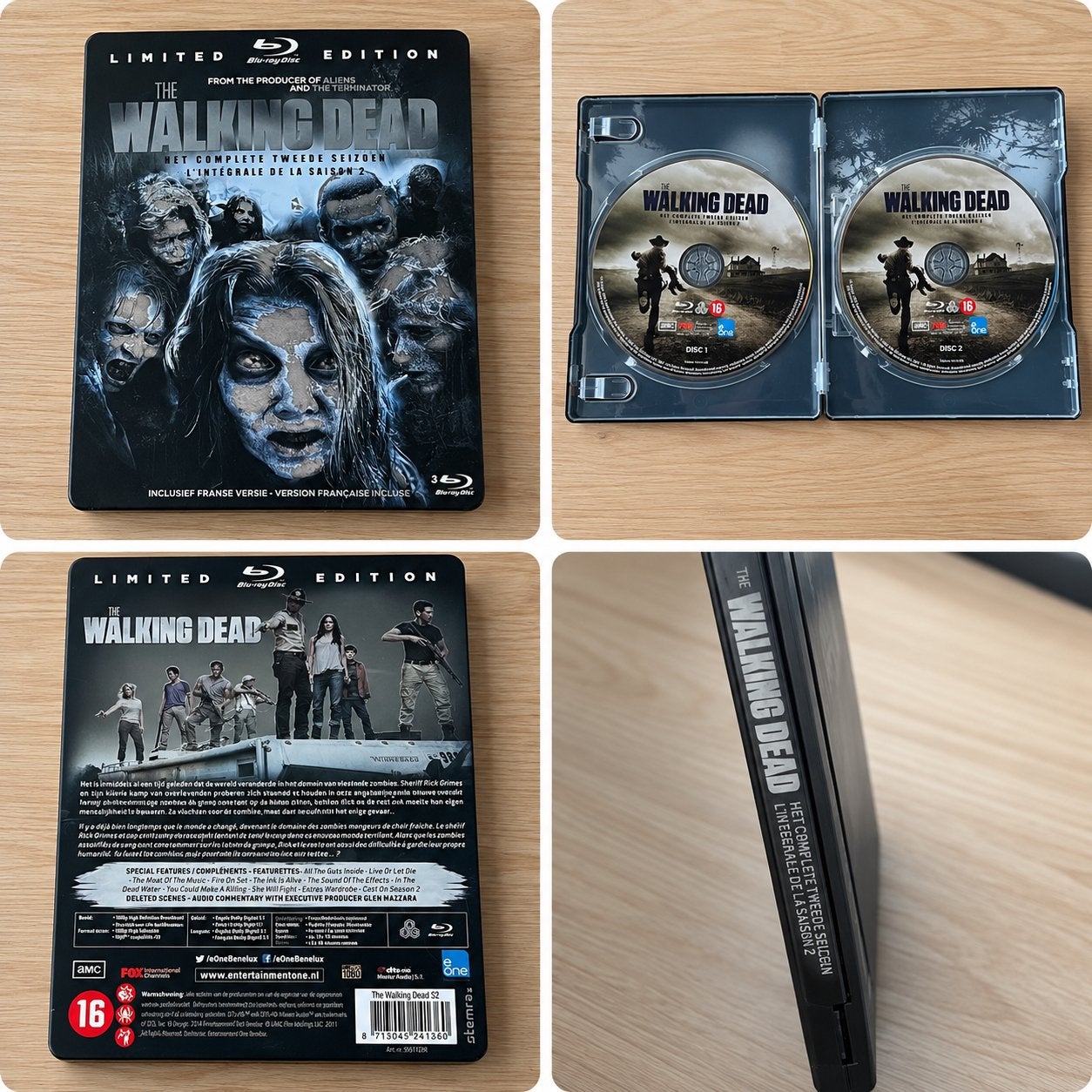 The Walking Dead seizoen 2 Blu-ray Steelbook Limited Edition, Computers en Software, Ophalen of Verzenden, Zo goed als nieuw