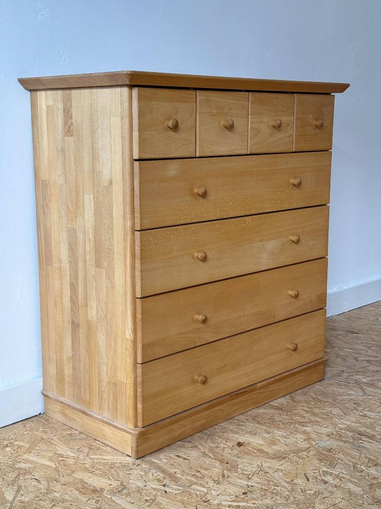 Eiken commode met lades, 25 à 50 cm, Klassiek, landelijk, Enlèvement, Utilisé