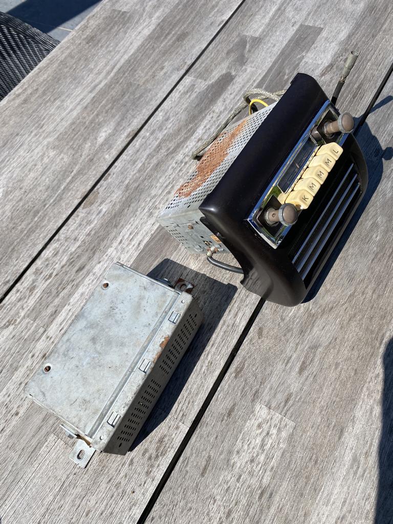 oldtimer autoradio, Ophalen, Gebruikt