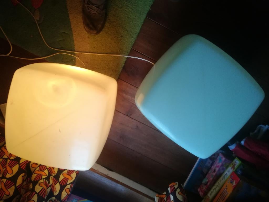 Vintage lichtkubus uit de jaren 70, Antiek en Kunst, Ophalen