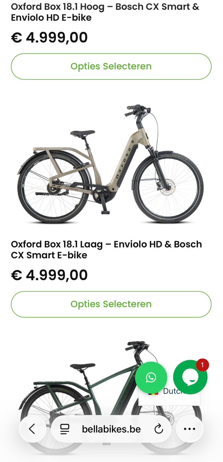 Elektrische en niet elektrische fietsen, Ophalen, Nieuw