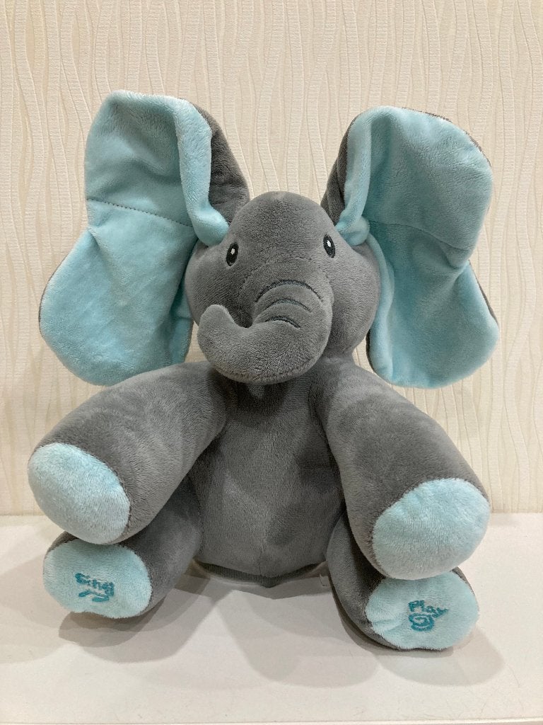 interactieve KIEKEBOE olifant, Enfants & Bébés, Jouets | Peluches, Enlèvement ou Envoi, Overige karakters, Autres marques, Comme neuf