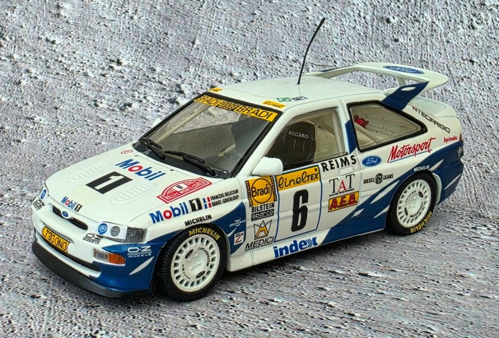 1/43 Minichamps - 1994 Ford Escort RS Cosworth / Rally, Verzenden, Zo goed als nieuw, Auto, MiniChamps