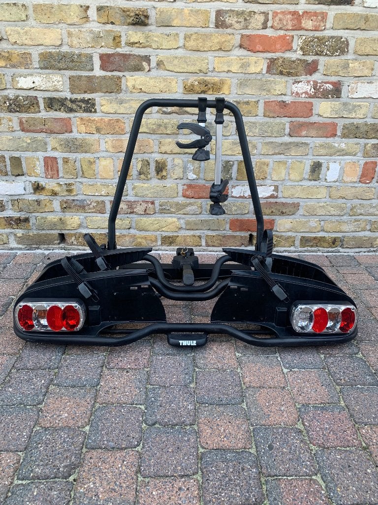 Thule fietsdrager geschikt voor elektrische fietsen, Ophalen, Zo goed als nieuw, 2 fietsen, Trekhaakdrager