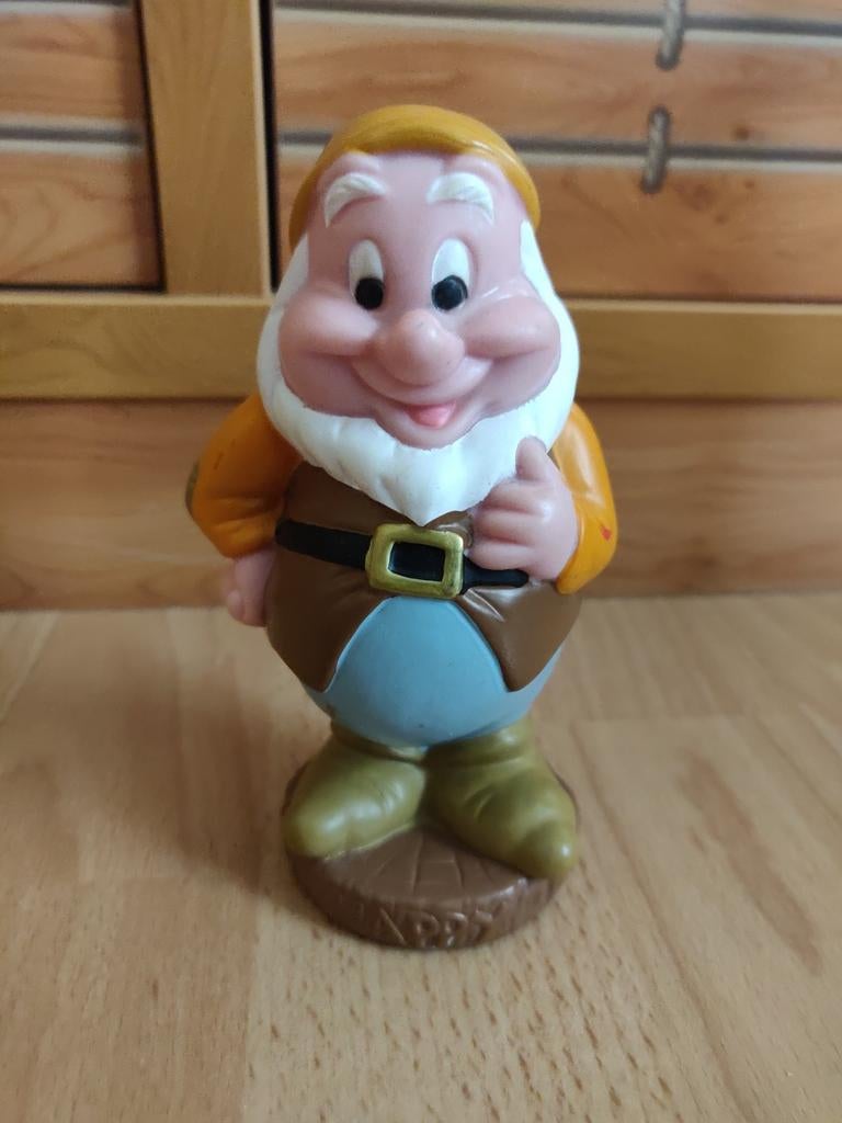 De 7 dwergen Happy rubberen figuur, Collections, Disney, Enlèvement ou Envoi