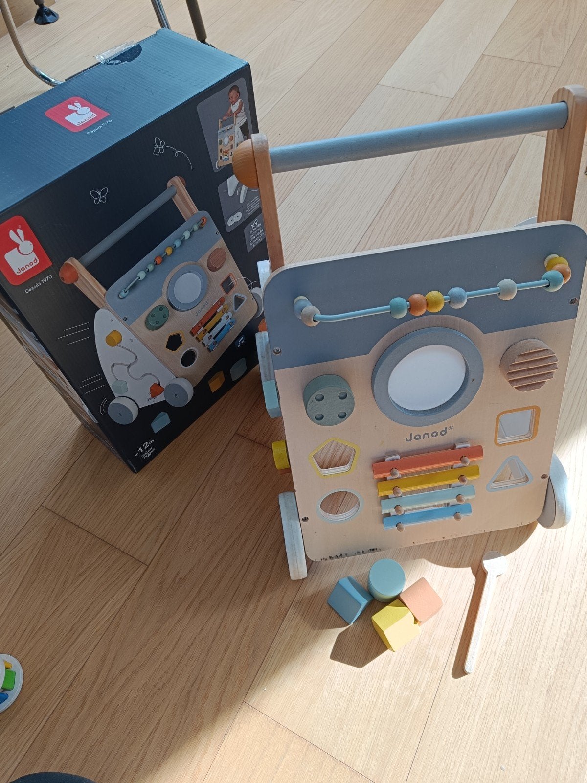 Janod Sweet Cocoon activiteiten loopwagen, Kinderen en Baby's, Ophalen
