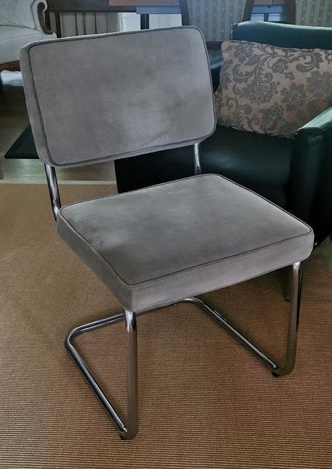 Ridge rib eetkamerstoelen, Ophalen, Zo goed als nieuw, Stof, Modern