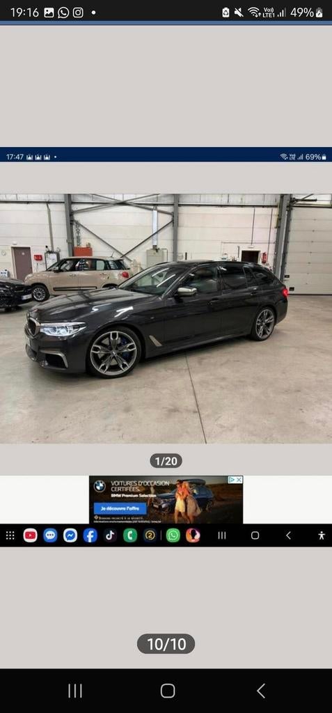 Bmw m550d 2019 petit problem fap, Autos, Particulier, Achat