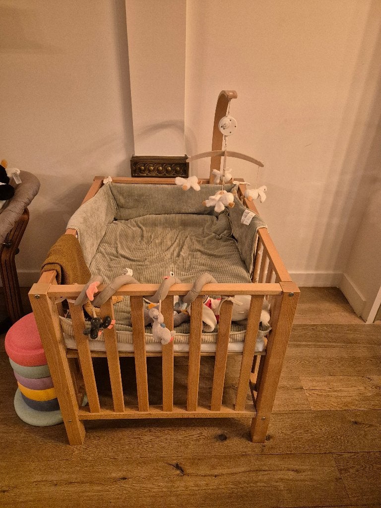 Baby park, Kinderen en Baby's, Ophalen, Zo goed als nieuw, Vierkant, In hoogte verstelbaar