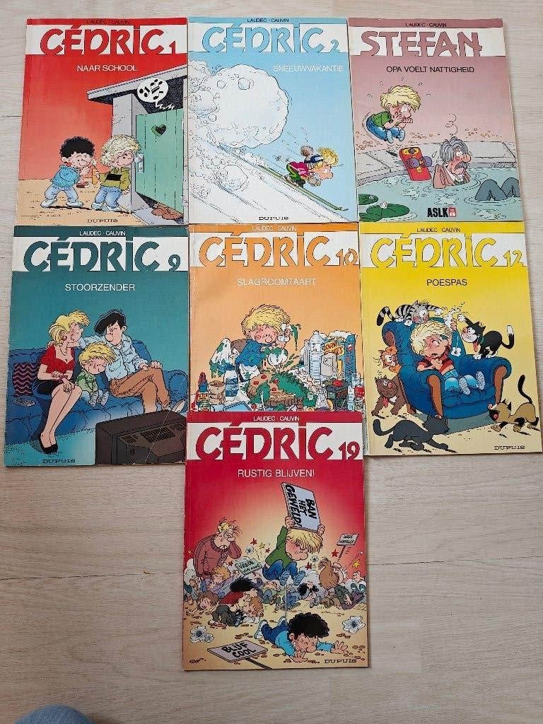 Verzameling van 7 strips Cedric / Stefan Laudec & Cauvin, Boeken, Meerdere stripboeken, Ophalen of Verzenden, Gelezen