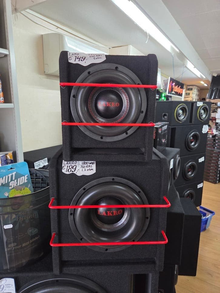2x Lakro Subwooferkisten SPL Woofers - Zware Bass