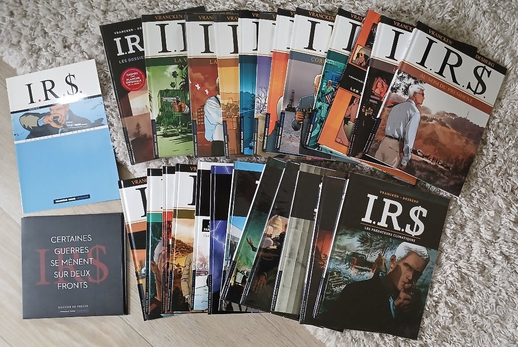 25 BD I.R.$ 4 dédicaces Desberg Vrancken EO Neufs, Livres, Plusieurs BD, Enlèvement ou Envoi, Neuf