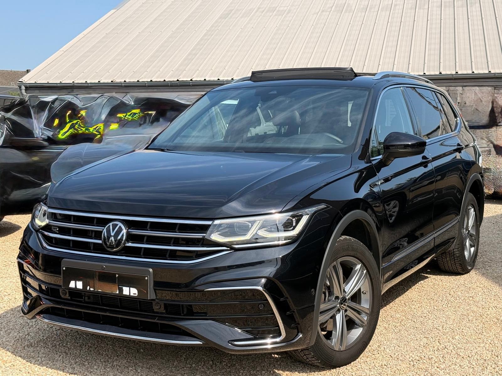 Volkswagen tiguan Allspace restylée en 2022, Cuir, Achat, 7 places, Noir