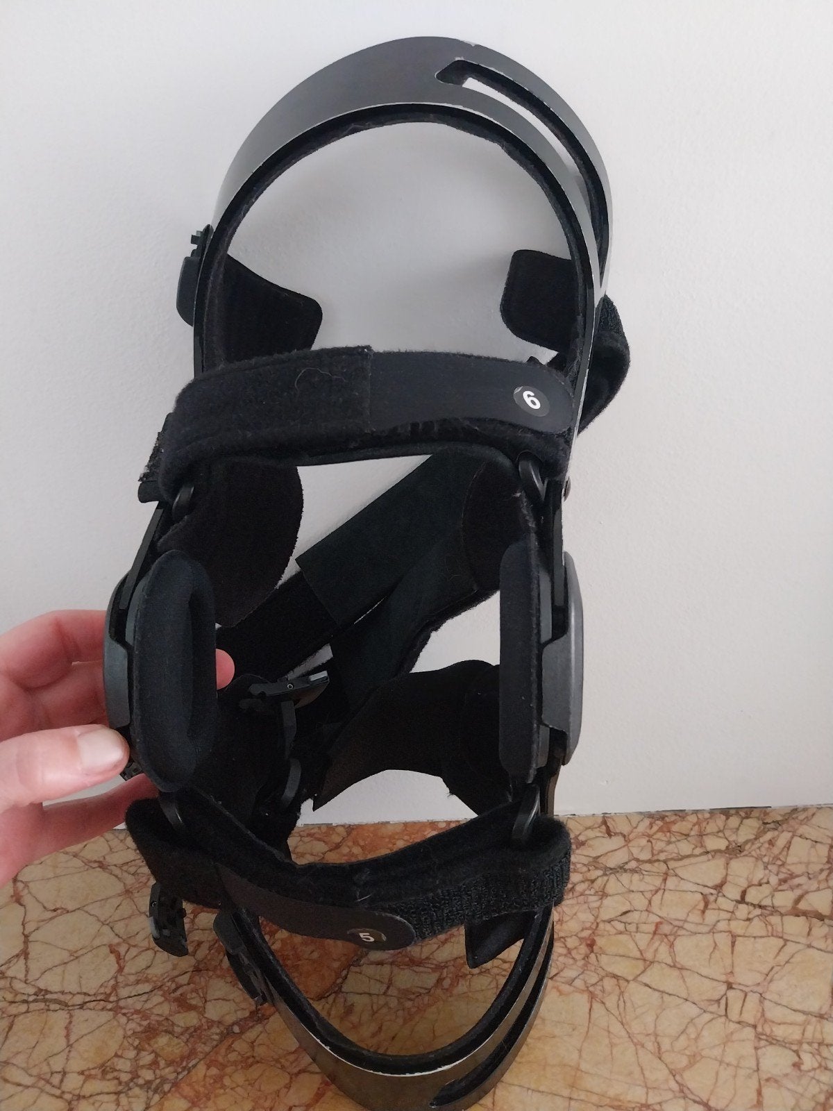 Genouillère gauche Breg Axiom Elite avec accessoires, Enlèvement ou Envoi, Utilisé