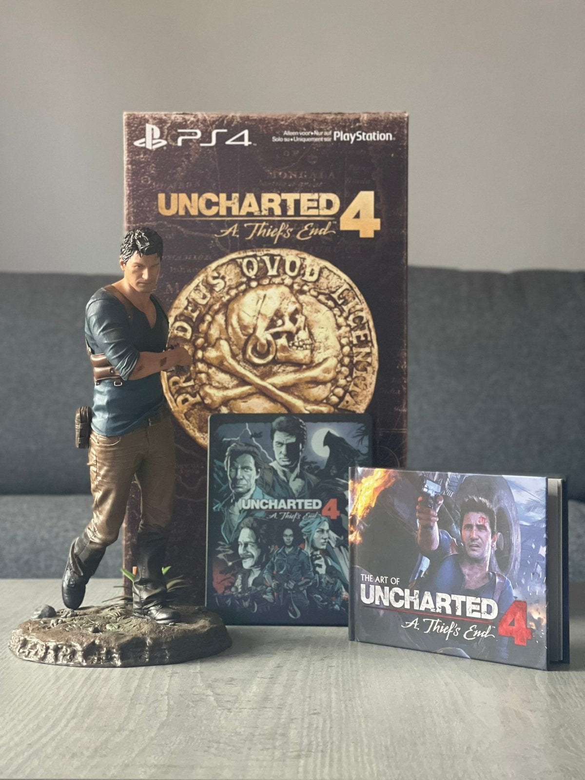 Uncharted 4 Collectors Edition, Ophalen of Verzenden, Zo goed als nieuw