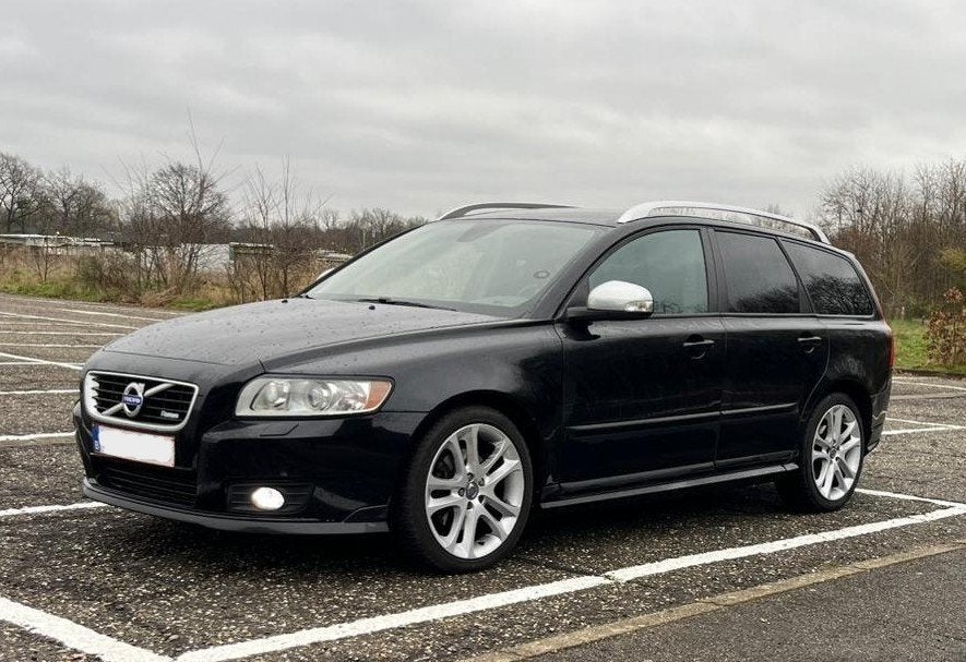 Volvo V50 D3 R design Serviceboek, nieuwe koppelingset, Auto's, Voorwielaandrijving, Zwart, Leder, 5 deurs