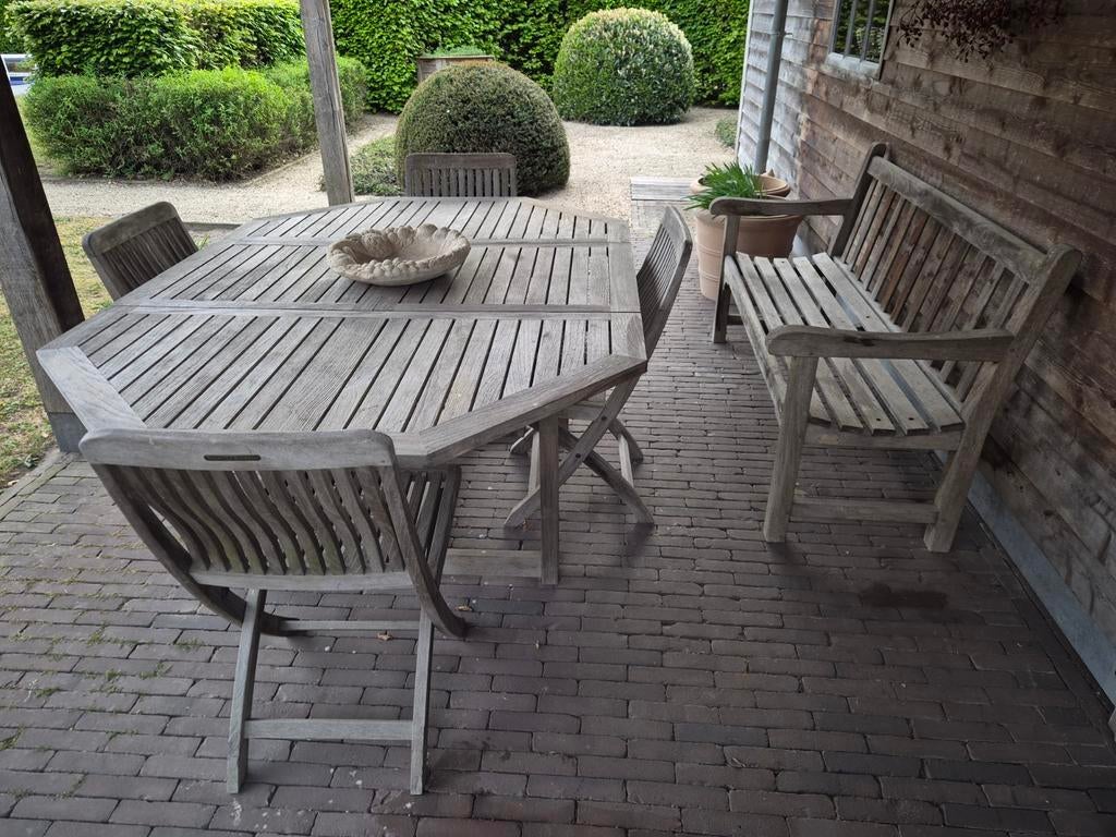 Houten tuinset, Ophalen, Tuinset