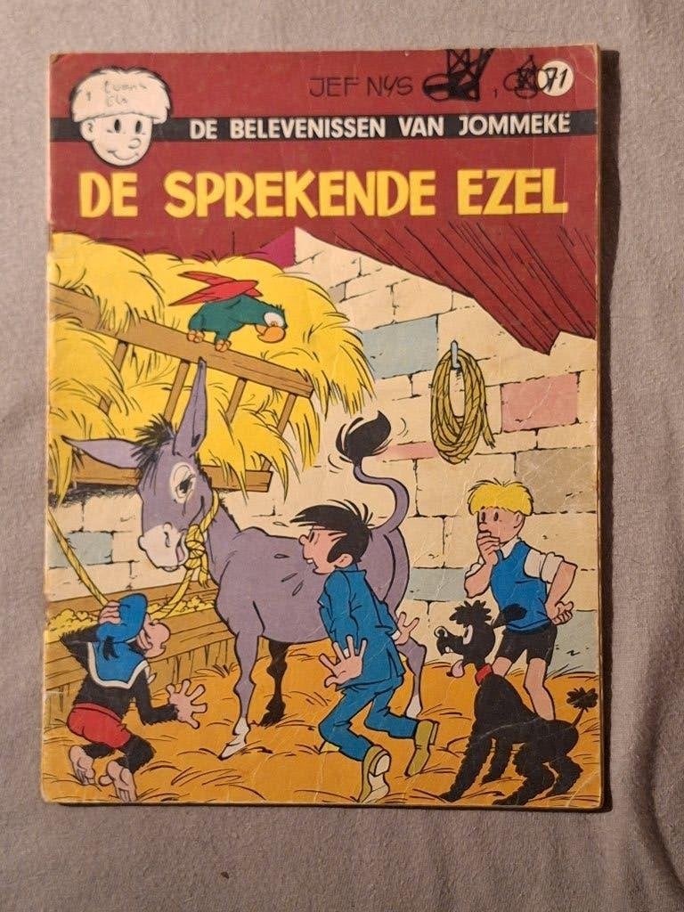 Jommeke 71: de sprekende ezel, Eén stripboek, Ophalen of Verzenden, Gelezen