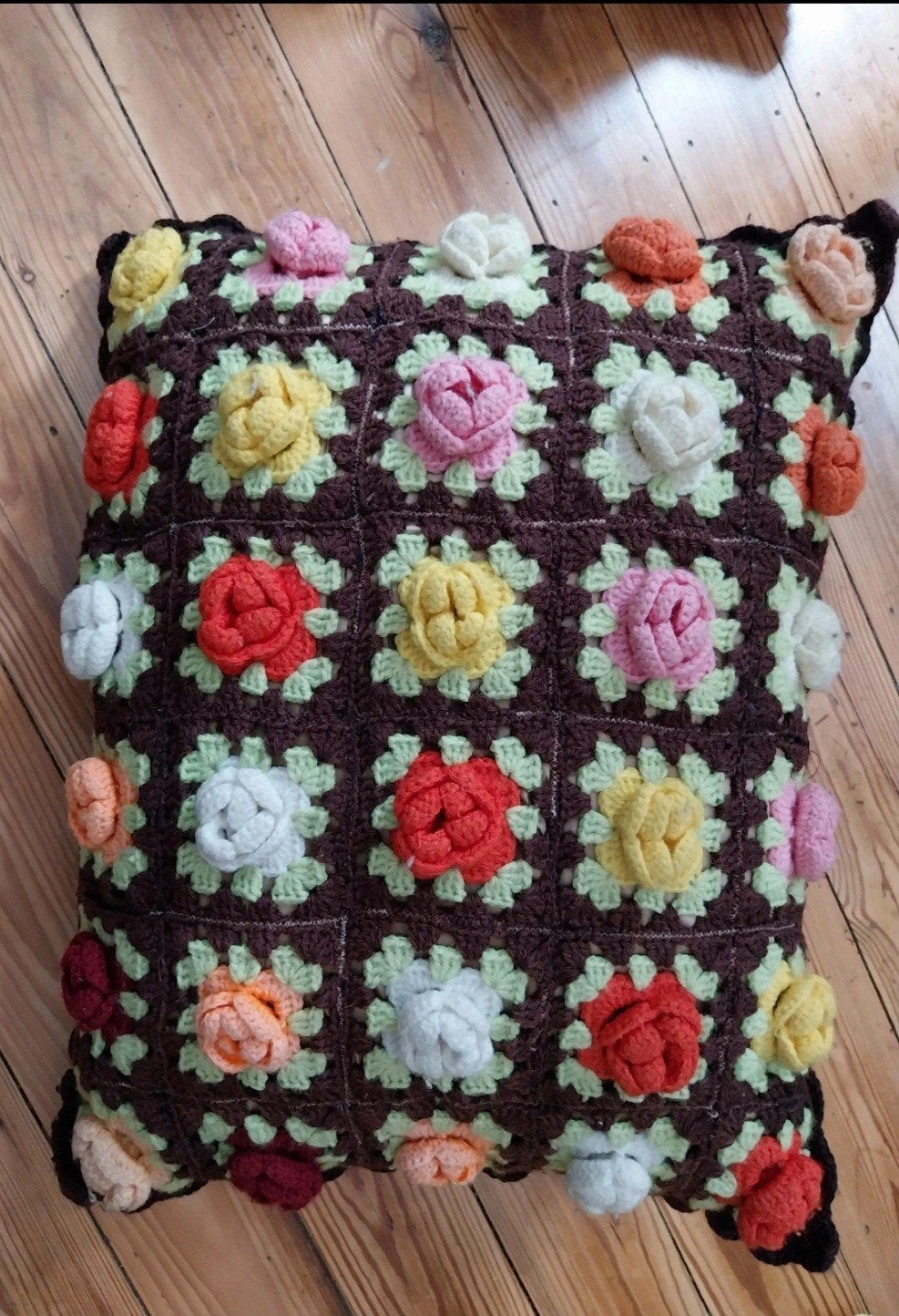 Coussin crochet année 60/70, Enlèvement