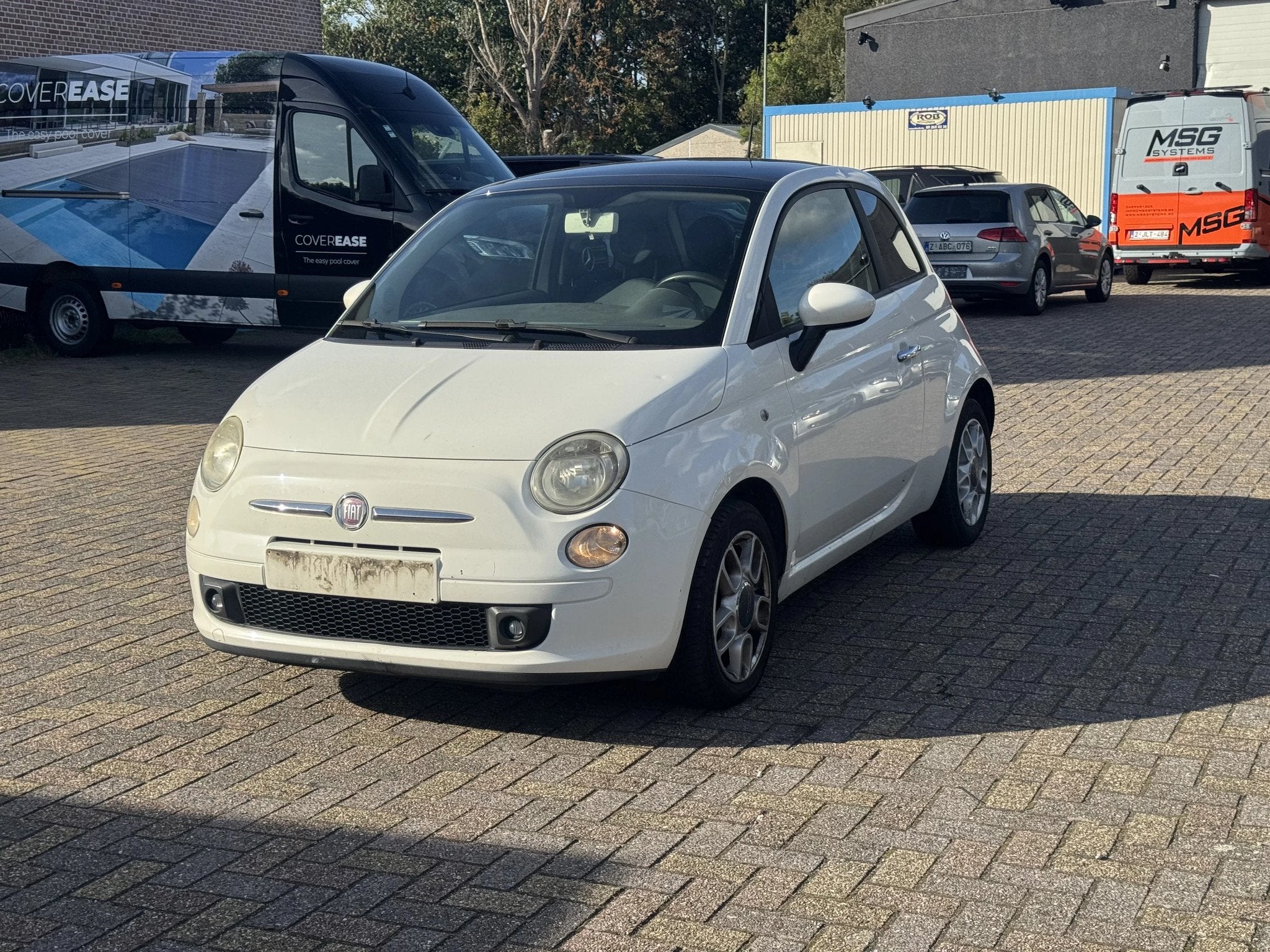 Fiat 500 1.2 ESSENCE CONTRÔLÉ /PANO/ CUIR/...., Autos, Achat, Entreprise, 69 ch, Autres couleurs