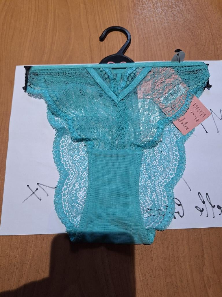 Isabelle Brazilian slipje,maat : XS, Hunkemöller, Ophalen of Verzenden, Groen, Slip