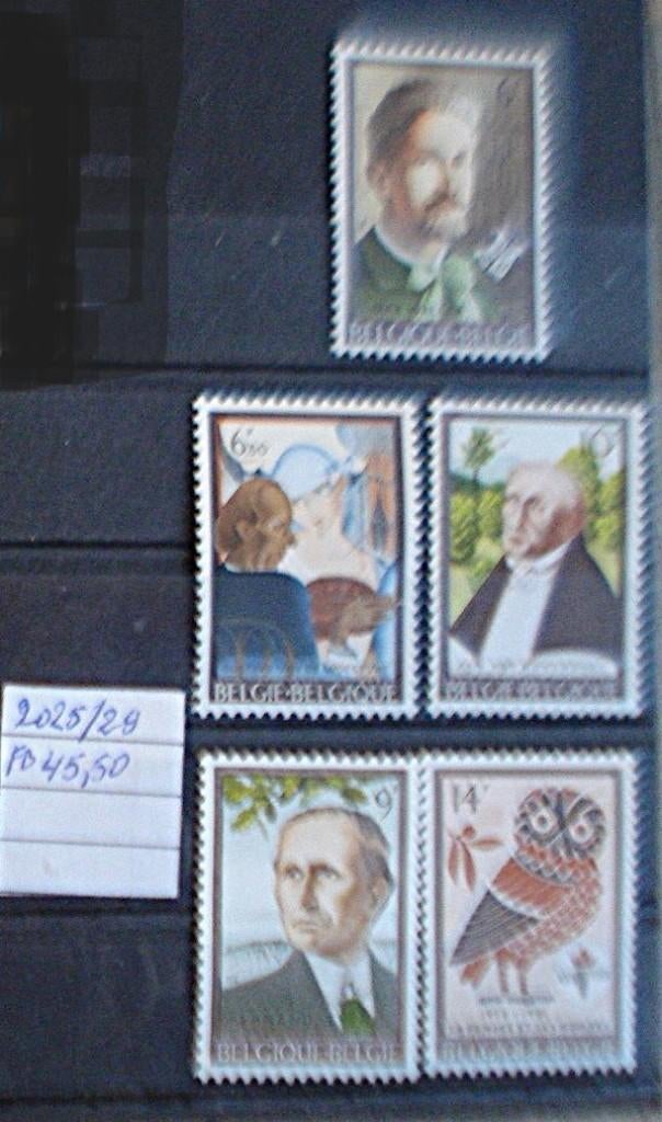 België 2025/29 **/mnh, Verzenden, Orginele gom, Zonder envelop, Postfris
