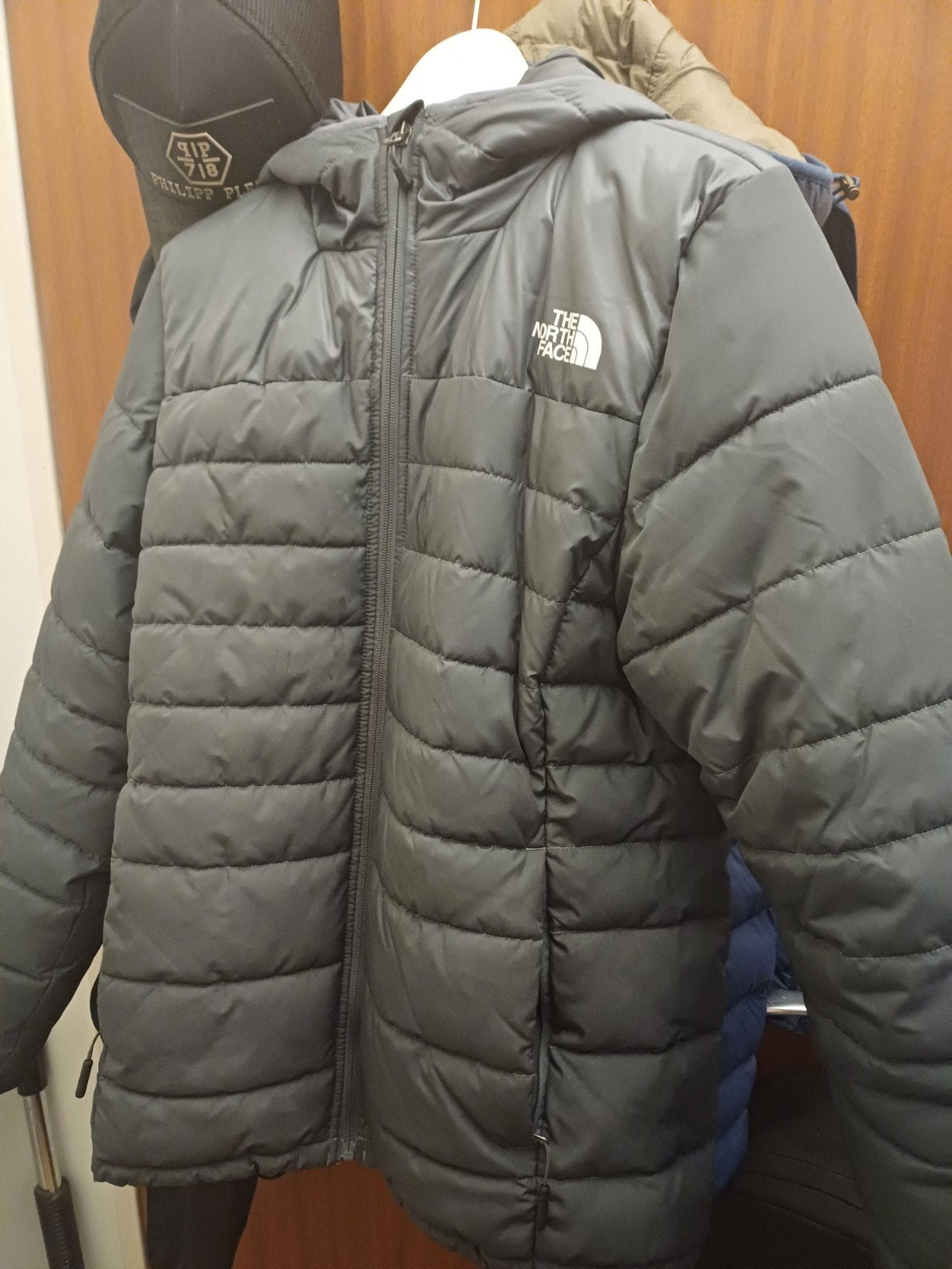 the north face jas als nieuw, Kleding | Heren, Jassen | Winter, Ophalen of Verzenden, Zo goed als nieuw, Grijs, The north face