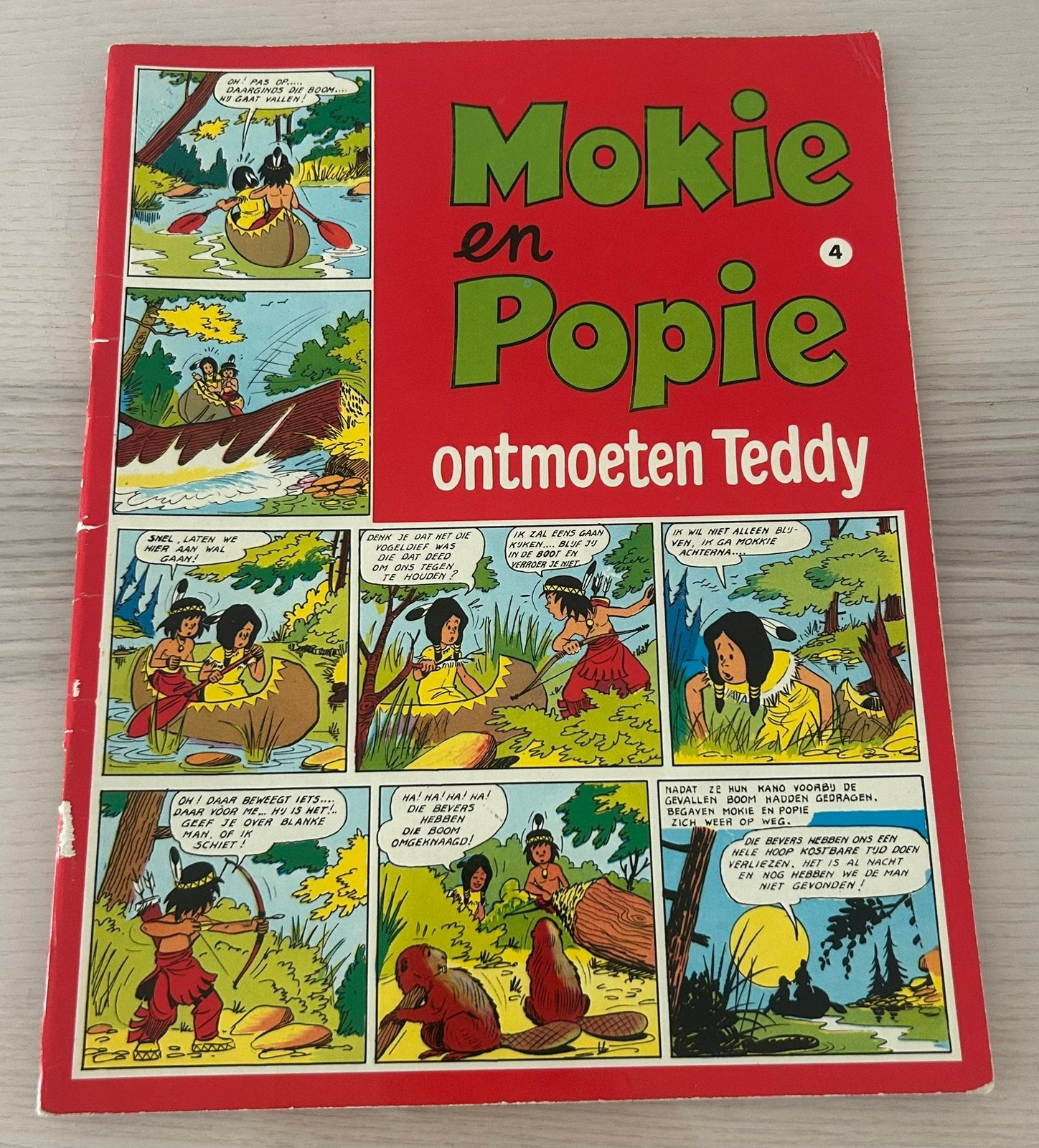 Mokie en Popie ontmoeten Teddy, Livres, BD, Enlèvement ou Envoi